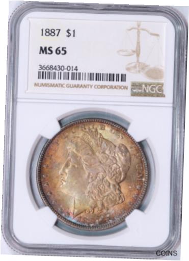 ڶ/ʼݾڽա ƥ    [̵] 1887 Morgan Silver Dollar | NG...