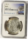 yɔi/iۏ؏tz AeB[NRC RC   [] 1886 $1 Morgan Dollar NGC MS65 Pittman Act