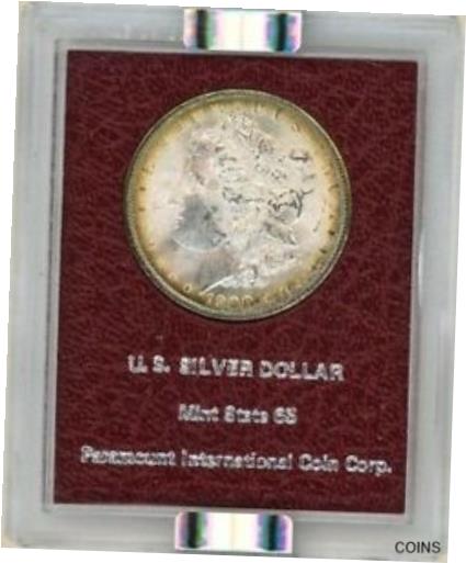 【極美品/品質保証書付】 アンティークコイン コイン 金貨 銀貨 [送料無料] 1900 Morgan Dollar $ Paramount International Coin Corp. Mint State 65 ~ MS65 NGC