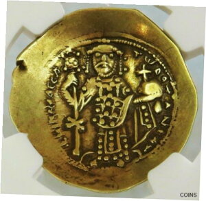 西暦 1078 〜 1081 年 ビザンチン ニケフォラス III レア 3 年間統治 NOMISMA NGC ファイン 4/31078-1081 AD BYZANTINE NICEPHORUS III RARE 3 YEAR REIGN NOMISMA NGC FINE 4/3