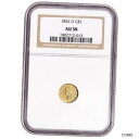 yɔi/iۏ؏tz AeB[NRC RC   [] 1852 O US Gold $1 Liberty Head Type 1 Dollar - NGC AU58