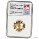 2014-W US ゴールド $5 野球 BU - NGC MS70 HOF ラベル - ウォルター ジョンソン2014-W US Gold $5 Baseball BU - NGC MS70 HOF Label - Walter Johnson