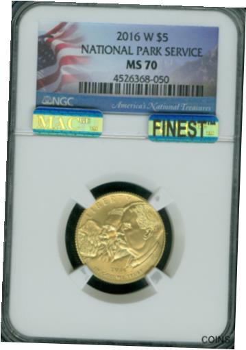 ڶ/ʼݾڽա ƥ    [̵] 2016-W NATIONAL PARKS $5 GOLD NGC MS-70 MAC FINEST REGISTRY MAC SPOTLESS *