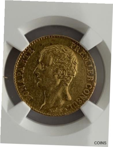 ڶ/ʼݾڽա ƥ    [̵] France ~ AN 12 A ~ 20 Francs ~ Gold ~ KM# 651 / F510.2 ~ NGC Certified ~ AU 50