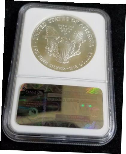 【極美品/品質保証書付】 アンティークコイン コイン 金貨 銀貨 [送料無料] 1991 American Silver Eagle 1oz Fine Silver NGC Certified MS-69 2