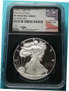 yɔi/iۏ؏tz AeB[NRC RC   [] 2020 S America Silver Eagle PF 70 U.C. Mercanti Signed First Day Of Issue