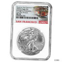 yɔi/iۏ؏tz AeB[NRC RC   [] 2020 (S) $1 American Silver Eagle NGC MS70 Emergency Production FDI Trolley Labe