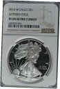 2016 W シルバー アメリカン イーグル プルーフ - レタード エッジ 30th Ann NGC PF69 ウルトラ カメオ2016 W Silver American Eagle Proof - Lettered Edge 30th Ann NGC PF69 Ultra Cameo(3)