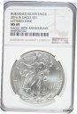 yɔi/iۏ؏tz AeB[NRC RC   [] 2016 W Silver American Eagle Burnished - Lettered Edge 30th Ann NGC MS69