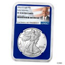 2022-S プルーフ $1 アメリカン シルバー イーグル NGC PF70UC ER バイデン ラベル ブルー コア2022-S Proof $1 American Silver Eagle NGC PF70UC ER Biden Label Blue Core(3)