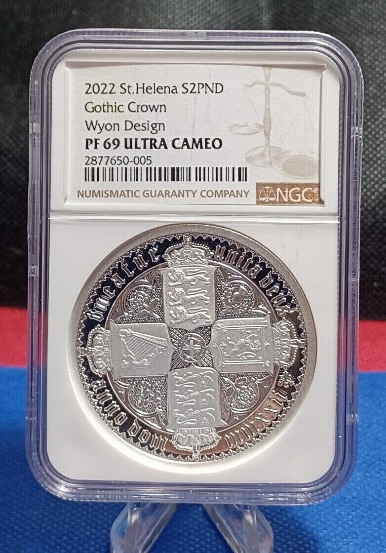 ڶ/ʼݾڽա ƥ    [̵] 2022 St. Helena 2oz ?2 Gothic Crown (Wyon): Masterpiece Series: PF69UC: mntg1500