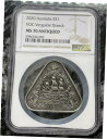  アンティークコイン コイン 金貨 銀貨  2020 Australia Shipwreck Vergulde Draeck 1 oz Silver Antiqued Coin NGC MS70