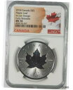 yɔi/iۏ؏tz AeB[NRC RC   [] 2018 Canada $5 Incuse Design Silver Maple Coin NGC MS70 Early Releases Rare