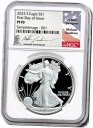 2022-S $1 ASE NGC PF70 UC FDOI 発行初日 GAUDIOSO サイン入り プレセール2022-S $1 ASE NGC PF70 U...