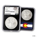  アンティークコイン コイン 金貨 銀貨  2022 Silver Eagle - COLORADO - NGC 70