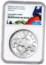 yɔi/iۏ؏tz AeB[NRC RC   [] 2022 P NGC PF69 ULTRA CAMEO PROOF American Liberty Bronco 1 oz Silver Medal !.