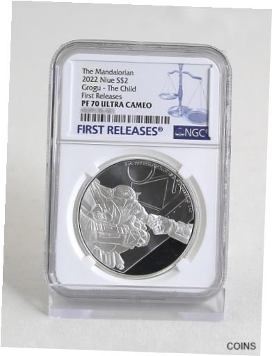  アンティークコイン コイン 金貨 銀貨  STAR WARS SILVER 2022 Niue Grogu Child NGC PF 70 Ultra Cameo 1st Releases .999