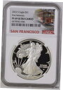 2022 S シルバー イーグル、NGC PF69 ウルトラ カメオ、初回リリース、トロリー ラベル2022 S Silver Eagle, NGC PF69 Ultra Cameo, First Releases, Trolley Label(3)