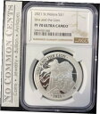 yɔi/iۏ؏tz AeB[NRC RC   [] 2021 St. Helena Una and the Lion 1 oz Silver Coin NGC PF 70 UCAM ~ Only 1k Made