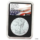 yɔi/iۏ؏tz AeB[NRC RC   [] 2021 $1 Type 1 American Silver Eagle NGC MS70 FDI Flag Label Retro Core