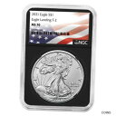 yɔi/iۏ؏tz AeB[NRC RC   [] 2021 $1 Type 2 American Silver Eagle NGC MS70 Flag Label Retro Core