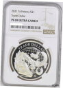 2021 現代中国貿易ドル 1 オンス シルバー プルーフ コイン NGC PF 69 UCAM2021 Modern Chinese Trade Dollar 1oz Silver Proof Coin NGC PF 69 UCAM(3)