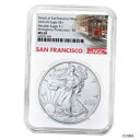 2021 (S) $1 アメリカン シルバー イーグル NGC MS69 緊急生産 ER トロリー ラベル2021 (S) $1 American Silver Eagle NGC MS69 Emergency Production ER Trolley Label(3)