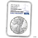 yɔi/iۏ؏tz AeB[NRC RC   [] 2021 W American Silver Eagle Proof Type 2 NGC PF70 UCAM Early Releases