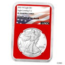 yɔi/iۏ؏tz AeB[NRC RC   [] 2021-W Proof $1 Type 2 American Silver Eagle NGC PF70UC Flag Label Red Core