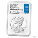 2021-W プルーフ $1 タイプ 2 シルバー イーグル NGC PF70UC AR Gaudioso シグネチャー2021-W Proof $1 Type 2 Silver Eagle NGC PF70UC AR Gaudioso Signature(3)