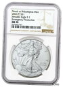 yɔi/iۏ؏tz AeB[NRC RC   [] 2021 (P) Silver Eagle Struck Philadelphia Emergency T-1 NGC MS70 Brown Label