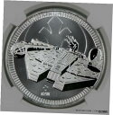 yɔi/iۏ؏tz AeB[NRC RC   [] NGC MS70 2021 MILLENNIUM FALCON 1 oz .999 SILVER $2 NIUE STAR WARS (BC01)