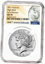 プレセール - 2021-P ピースダラー NGC MS70 早期リリースPresale - 2021-P Peace Dollar NGC MS70 Earl...
