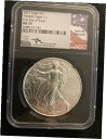 2021 シルバー イーグル MS70 NGC T-1 FDOI サイン入り メルカンティ2021 SILVER EAGLE MS70 NGC T-1 FDOI SIGNED BY MERCANTI(3)