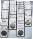 1986 - 2020 AMERICAN SILVER EAGLE 35x COIN SET NGC MS69 BROWN Lable lowest price※関税は当ショップ負担（お客様負担無し）※全国送料無料・海外輸送無料※商品の状態は画像をご確認下さい（極美品・目立った汚れ無し）※輸入品の為英語表記となります※その他ご不明点はお気軽にお問合せ下さい！Composition: SilverHolder: NGC Certified MS 69Method of Manufacture: Business StrikeCertified: NGCStrike Type: BusinessGrade: MS 69Material: .999 Fine SilverPrecious Metal Content per Unit: 1oz X 35 coinsBrand/Mint: U.S. MintCertification: NGCWeight: 1 Troy Oz 0.999 Fine SilverCirculated/Uncirculated: UncirculatedCoin: American EagleType: 1oz American Eagle Silver DollarItem Condition: UncirculatedYear: 1986Precious Metal Content: 1 ozCountry/Region of Manufacture: United StatesTotal Precious Metal Content: 35 ounces total[ご購入前に必ずお読み下さい]親切丁寧に、商品到着までサポート対応させていただきます。■パソコンの画像・画質により色や素材感が、実際の商品と多少異なる場合がございますので予めご了承くださいませ。■お客様のご都合（程度の解釈相違を含む）による商品のご購入後のキャンセル返品は、原則としてお受け致しておりません。未払いのまま2日以上連絡が取れない場合はキャンセルさせて頂きます。その場合、事務局側が自動的に「非常に悪い」の評価を付けてしまいますのでご注意ください。※お支払い頂いた場合は連絡は不要です。※他ショップでも販売しておりますので、稀に在庫がない場合がございます。■不具合での返品は箱などすべてが到着時の状態になるものに限らせていただきます。※当店では不良品はすべて現物確認と不具合の確認を行い対応をさせて頂いております。■お客様のご都合によるご注文確定後の商品のキャンセルにつきましては承っておりません。また、ご入金確認後、またはご決済完了確認後のキャンセルにつきましては、ご注文総額の30％のキャンセル料をご請求させていただきます。■領収書二重発行やトラブル防止のため、領収書発行は行っておりません。事務局側が発行している「支払い明細」が正式な支払い証明となります。支払い明細画面を印刷したものが領収書の代わりになることを各税務署に確認済みです。■年末年始・連休の発送は、業者も休みになる関係でいつもより遅れます。■輸送時の破損の場合は配送業者への報告を行って下さい。報告なしでの対応はできません。■日祝日は定休日とさせていただいております。連絡・発送が出来ませんのであらかじめご了承お願いいたします。■内容は必ずお読みになってからお買い求め下さいますようお願い致します。※在庫状況は常に更新をしておりますが、当社は複数店舗で在庫を共有しているため、ご注文を頂きましても稀に欠品している場合がございます。その際は誠に申し訳ございませんが、その旨をメールまたはお電話にてご連絡させていただきます。ご理解いただけますようお願い申し上げます。親切・丁寧にお取引させていただきますのでよろしくお願いします。 品質保証について 当店の商品の、品質保証についてご紹介いたします。 ▽品質保証書 お買い上げいただく全ての商品に「WORLD RESOURCE品質保証書」をおつけいたします。 これは、WORLD RESOURCEが販売した商品であることを保証するものです。大切に保管してください。 ▽標準保証に関して 当店でご購入頂きました商品は7日以内の標準保証サービスが付属致します。 ※ご購入日につきましては、製品の品質保証書に記載の日付にて確認させていただきます。 ※保証は通常利用時のみの対応となります。 ※ご購入日の確認を致しかねる場合は有償となります。品質保証書は大切に保管して下さい。POINT01　品揃え一番店を目指して 「期待に答えるお店づくりと、時代に合わせたサービスをご提供致します。」 POINT02　多種多様な商品レパートリー 「幅広く、世界の商品をご用意しております。」 POINT03　きっと見つかる！新しい発見 「テレビや雑誌で紹介されたアイテムもいちはやく。」 モットー：丁寧な接客対応 その道数十年のスタッフだからこそできる、“豊富な知識”に基づく商品のご提案。 お探しの商品はお気軽にスタッフにお尋ねください。 「以前は、商品ページあったけど、、、見つからない。」 「初めてアンティークコインの購入をしますが大丈夫ですか？」 「この年代の商品を探していますが、おすすめはありますか？」 「友人にアンティークコインを送りたいけど、おすすめありますか？」 等など、困ったときの質問にも、しっかり対応・お調べ致します。 取寄せ、取り置き等もできますので、商品一覧で見つからなかった商品でも、 スタッフまでお気軽にご相談下さい。 【お問い合わせはお気軽にどうぞ】 suport@world-resource.net