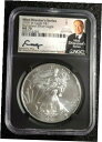 2020 W Eagle S$1 バーニッシュ シルバー イーグル ミント ディレクターズ シリーズ2020 W Eagle S$1 Burnished Silver Eagle Mint Director's Series|詳細画像