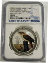 yɔi/iۏ؏tz AeB[NRC RC   [] 2016-P Australia Berlin World Money Fair 1 oz $1 Silver Kookaburra NGC MS70 ER