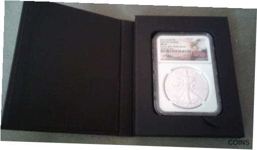 【極美品/品質保証書付】 アンティークコイン コイン 金貨 銀貨 [送料無料] 2016 NGC MS70 First Day Mint Silver Eagle Dollar $1 US Coin GovMint