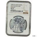 2016 1 オンス ルワンダ ミーアキャット シルバー コイン NGC MS702016 1 oz Rwandan Meerkat Silver Coin NGC MS70