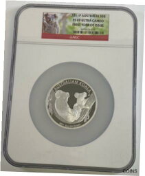 【極美品/品質保証書付】 アンティークコイン コイン 金貨 銀貨 [送料無料] 2011-P Australia Koala 5 oz $8 Proof Silver Coin NGC PF69 UC First Year of Issue
