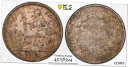 F049 フランス領インドシナ。 1924-A ピアストル シルバー Lec-300 PCGS 本物の XF 詳細F049 FRENCH INDO-CHINA....
