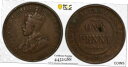 yɔi/iۏ؏tz AeB[NRC RC   [] Super RARE 1920 Australian Penny World Coin PCGS Graded No Dots Variety!!! KGV