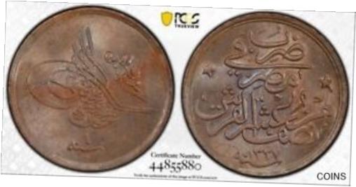 ڶ/ʼݾڽա ƥ    [̵] AH 1327 Year 4 (1912-H) Egypt 1/20 Qirsh PCGS MS63 BN Lot#G2622 Choice UNC!