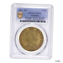 yɔi/iۏ؏tz AeB[NRC  1831-RS Colombia 8 Escudos Gold Coin PCGS XF 40 [] #gct-wr-012188-322