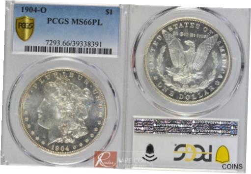  アンティークコイン コイン 金貨 銀貨  1904-O MS66 PL PCGS Morgan $1