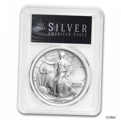  アンティークコイン コイン 金貨 銀貨  1992 American Silver Eagle MS-69 PCGS (Black Label) - SKU#242215