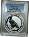  アンティークコイン コイン 金貨 銀貨  2016-P Perth Mint Australia $1 Wedge Tailed Eagle PCGS MS69 ~ 1oz .999 Silver