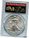  アンティークコイン コイン 金貨 銀貨  2021 $1 American Silver Eagle Type 2 PCGS MS70 THOMAS CLEVELAND First Strike