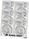 2021-P,S,CC MS70, O,D MS69 FDI,Peace MS70 FS モーガン PCGS 箱&COA付き 6本セット2021-P,S,CC MS70, O,D MS69 FDI,Peace MS70 FS Morgan PCGS w/Box&COA 6 piece set(3)