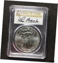 2016 (S) シルバー イーグル MS70 野球殿堂入り ルー ブロック 直筆サイン入り2016 (S) Silver Eagle Ms70 Baseball Hall Of Fame Lou Brock Hand Signed